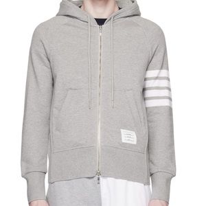 Thom Browne Gray Jacket 4-Bar